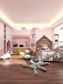 Дизайн интерьера комнаты для девочки. Сделать дизайн интерьера комнаты для дево...