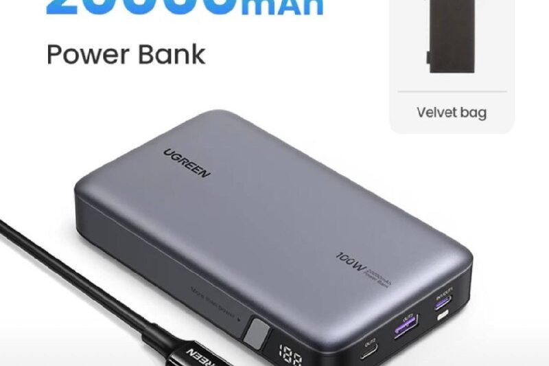 Гаджеты UgreenСкидки на всё от зарядок до наушников до –70%1. Power Bank на 20’0…