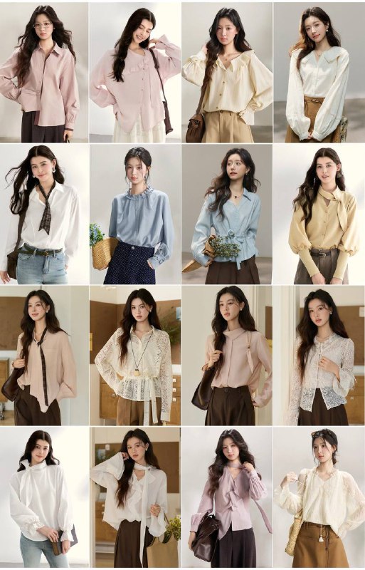 И конечно, блузки, рубашки мы особенно любим у Mishow, как обычного много всего ...