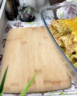 Конвертики из кабачковых блинчиков с мясной начинкой Ингредиенты:Для начинки:Фа…