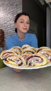 Рулетики к чаю Ингредиенты Подписывайся на нас в Max!@FastRecepts I #выпечка...