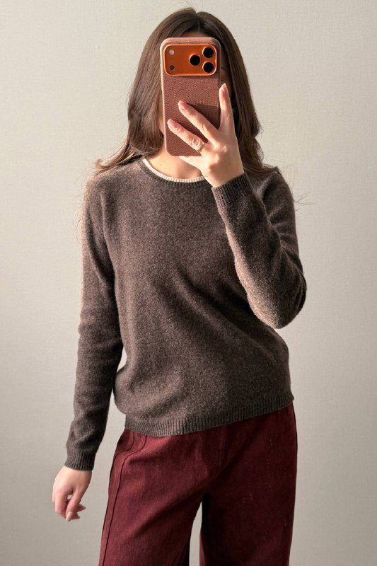 Шерстяной джемперЦвет coffee, размер М. Представлен в 4 цветах.На мои параметры ...