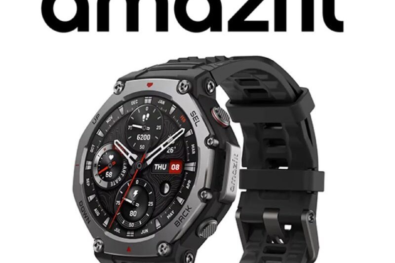 Спортивные умные часы Amazfit T-Rex 3. Обладают повышенной прочностью и соответс…