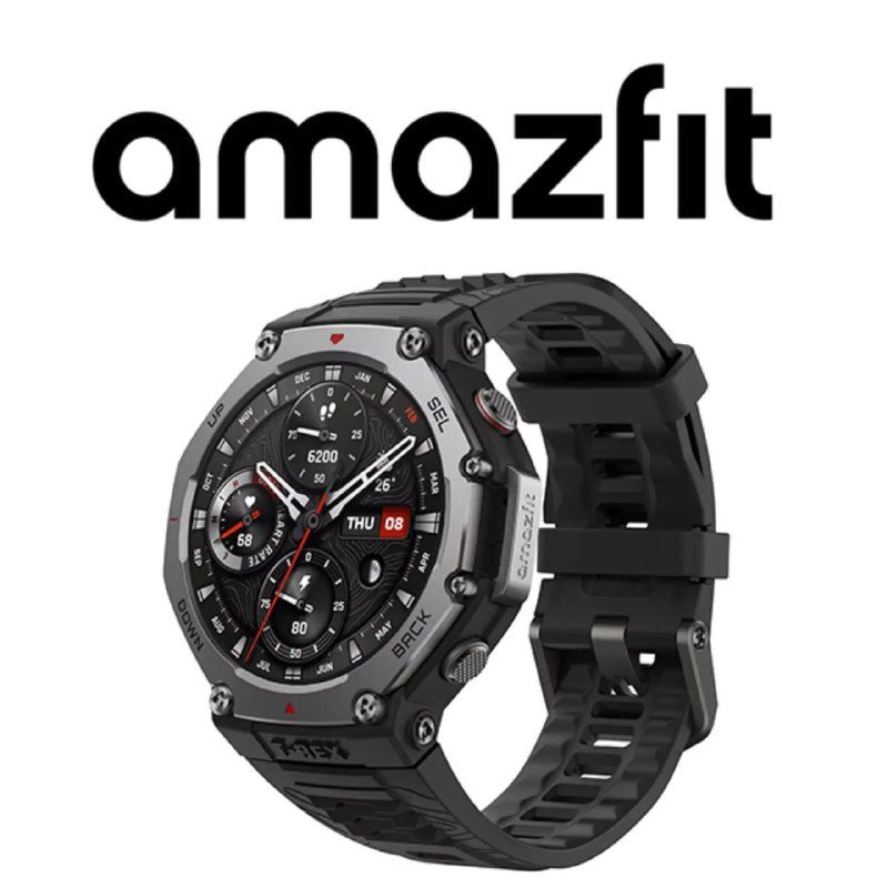 Спортивные умные часы Amazfit T-Rex 3. Обладают повышенной прочностью и соответс...