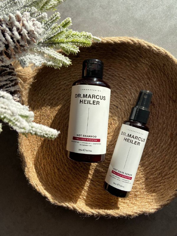 Топ-2 средства для активации роста волос Шампунь и сыворотка от DR.MARCUS HEILER...
