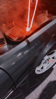 Жуткое зрелище. Короткое замыкание стартера. За рулём…