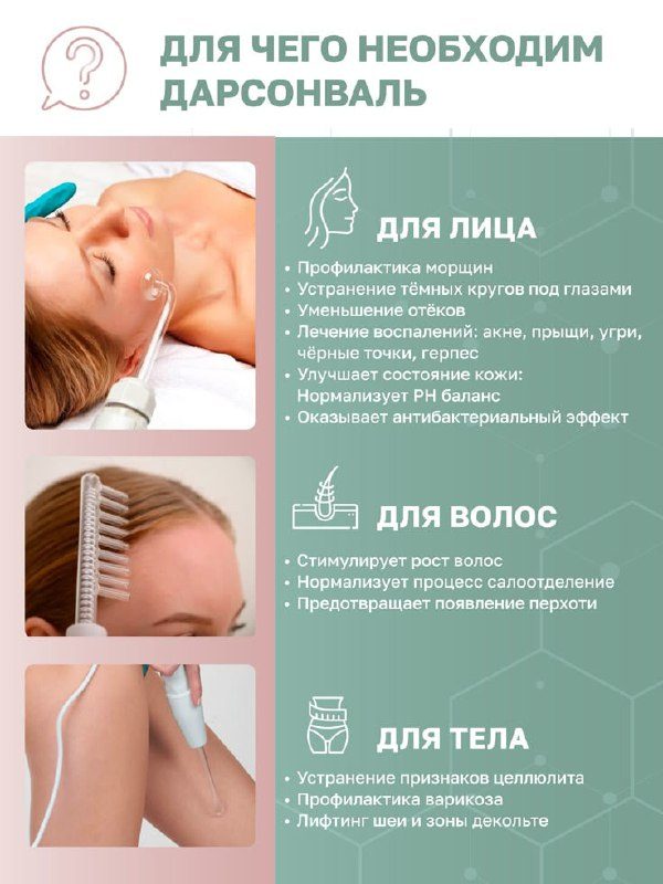 Для чего необходим дарсонваль...