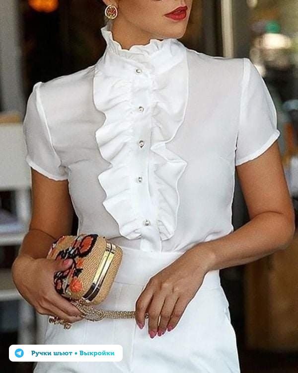 Для вдохновения @hand_sewing • #блуза • #шитье...