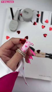 Еще одна маникюрная идея для дня Святого Валентина Лучшие каналы в ТГ Бустануть …