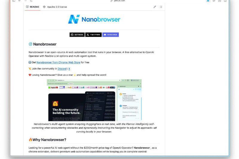 Появился бесплатный ИИ-агент для работы над любыми задачами в браузере. На случа…