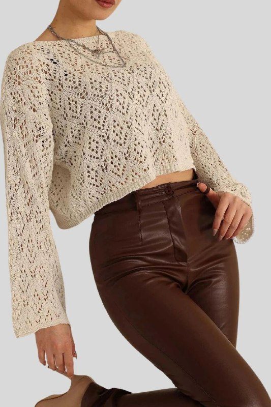 Раппорт - 14+1 петля и 32 рядаСхема проверена на образце, узор соответствует ори...