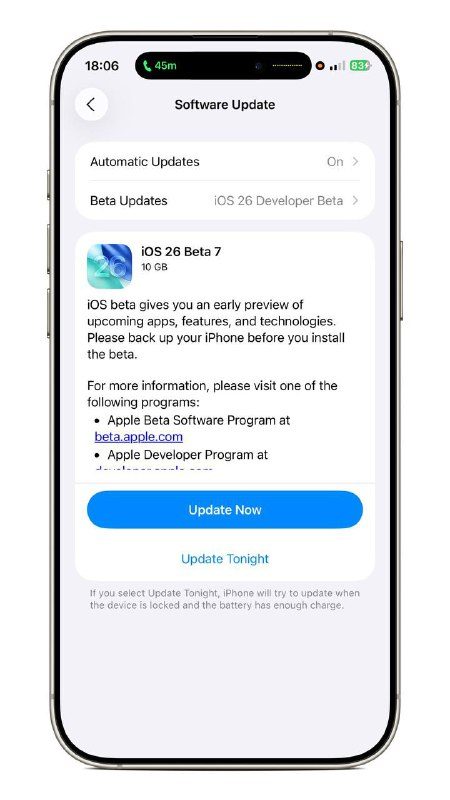 Вышла iOS 26 Beta 7  Вместе с ней обновления получили все устройства!Что измени...